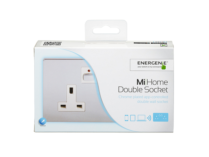 Mi|Home Smart Double Socket (Chrome)